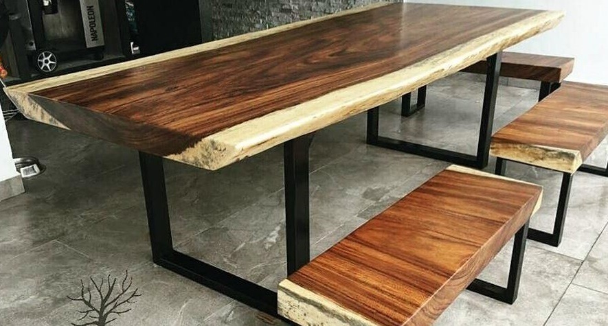 Base de mesa cuadrada reforzada para Parota