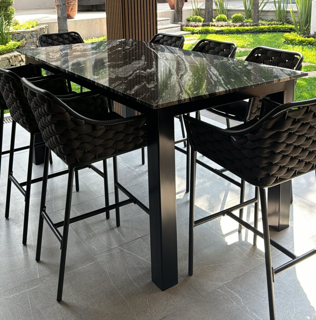 Base de mesa patas cuadradas